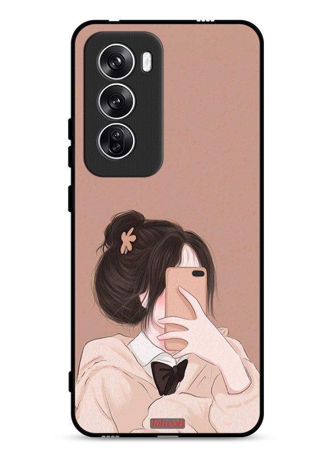 Tolwak Oppo Reno12 5G Protective Case Cover Making Selfie - Image 1