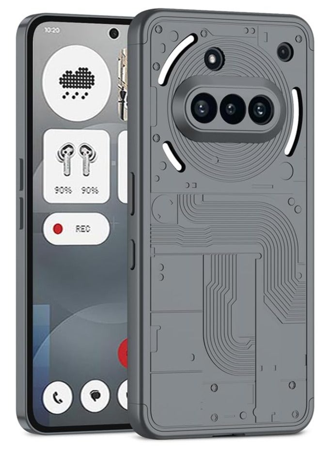 غطاء لهاتف Nothing Phone 3a، حماية بزاوية 360 درجة من البلاستيك الصلب، غطاء خلفي قابل للفصل، تصميم نحيف مضاد للصدمات، ممتص للصدمات ومضاد للخدش - Image 1
