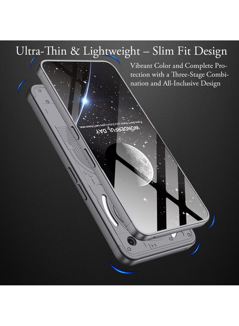 غطاء لهاتف Nothing Phone 3a، حماية بزاوية 360 درجة من البلاستيك الصلب، غطاء خلفي قابل للفصل، تصميم نحيف مضاد للصدمات، ممتص للصدمات ومضاد للخدش - Image 5