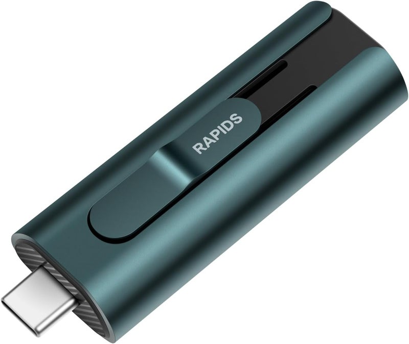 Hiksemi 256GB USB 3.2 محرك SSD مزدوج Type-A/Type-C 1000MB/s-RAPIDS Pro - Image 1
