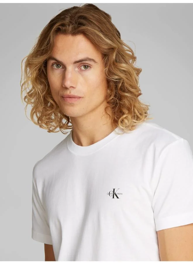 Calvin Klein Jeans 2 Pack Of Logo Crew Neck T-Shirt