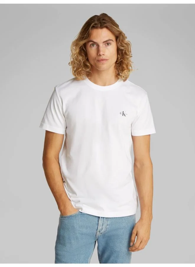 كالفن كلاين جينز 2 Pack Of Logo Crew Neck T-Shirt