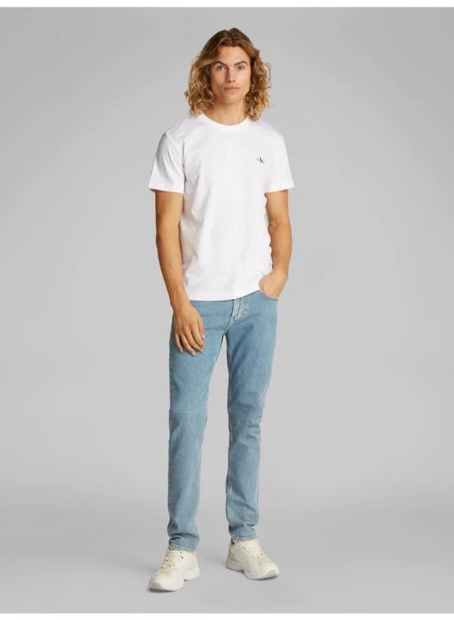 Calvin Klein Jeans 2 Pack Of Logo Crew Neck T-Shirt