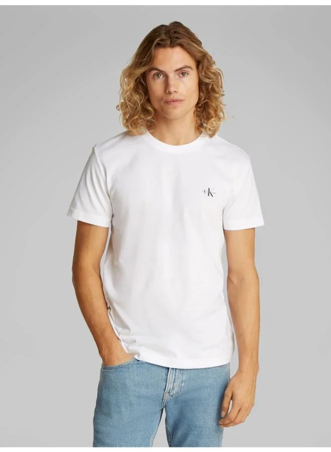 Calvin Klein Jeans 2 Pack Of Logo Crew Neck T-Shirt