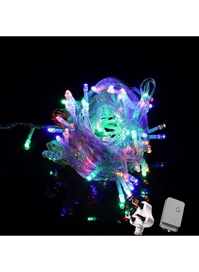 Decore Fairy Lights String Light 100 LED, Multicolor Decorative Light for Home, Garden, Party