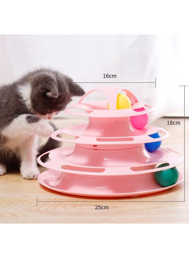 كيدل الحيوانات الأليفة الترفيه لوحة لعبة القطة الحيوانات الأليفة الإمدادات الجديدة الحيوانات الأليفة الترفيه مسار برج لعبة القطة المضحكة - Image 5