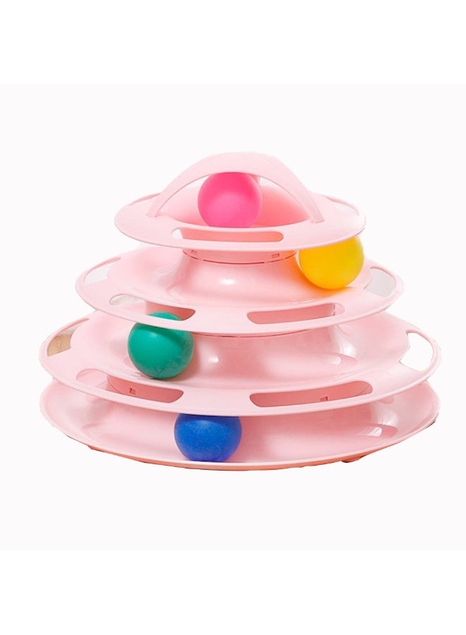 كيدل الحيوانات الأليفة الترفيه لوحة لعبة القطة الحيوانات الأليفة الإمدادات الجديدة الحيوانات الأليفة الترفيه مسار برج لعبة القطة المضحكة - Image 1