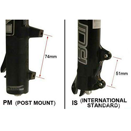 BUCKLOS PM/is Front Rear 180/203mm Disc Brake Caliper Mount Adapter Gear Parts Accessories, CNC Machined Aluminum Alloy Rotor Adapter with Bolts - Image 3