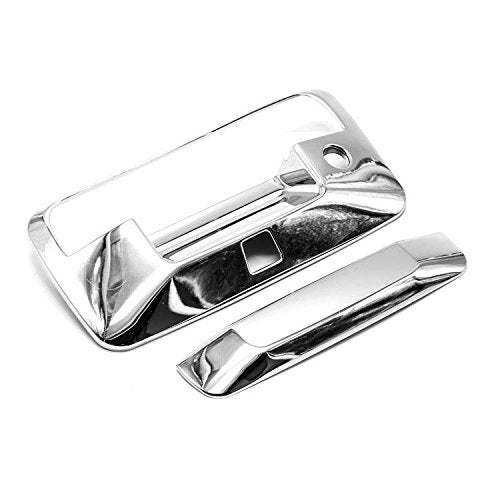 S SIZVER Sizver Triple Chrome Plated Tailgate Cover Compatible With 2014-2018 Silveardo Sierra 1500+2500+3500 WITH backup camera hole - Image 4