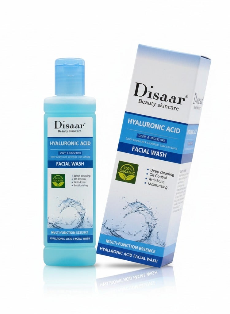 ديسار Disaar جل منظف بحمض الهيالورونيك: ترطيب عميق وتنظيف لجميع أنواع البشرة - Image 1