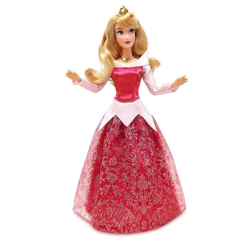 Disney Store Official Disney Princess Classic Doll (Aurora from Sleeping Beauty), 11 Inches, Includes Brush with Molded Details, Fully Posable Toy in Classic Outfit - Disney Princess Toys for Girls - Image 5