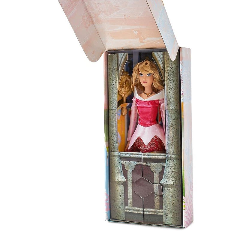 Disney Store Official Disney Princess Classic Doll (Aurora from Sleeping Beauty), 11 Inches, Includes Brush with Molded Details, Fully Posable Toy in Classic Outfit - Disney Princess Toys for Girls - Image 2