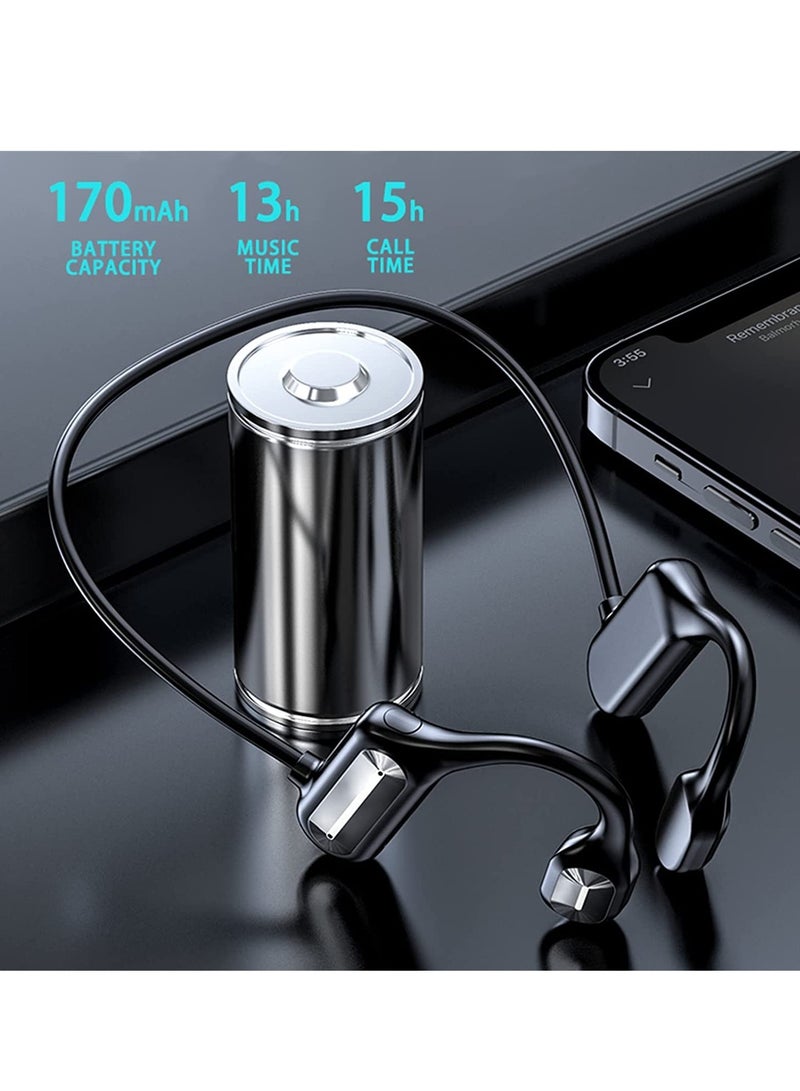 KASTWAVE Bone Conduction Bluetooth Headset, Wireless Non-Ear Bone Sensor Earphones, for Sports Running, Lightweight & Long Battery Life - Image 2