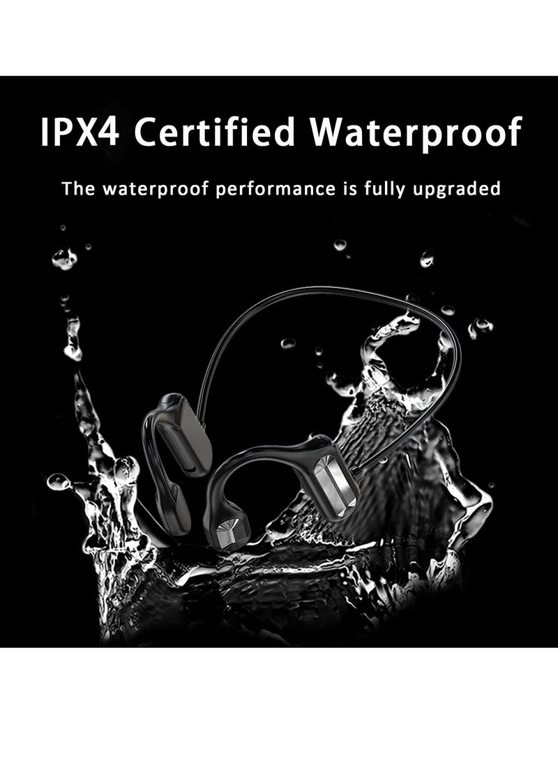 KASTWAVE Bone Conduction Bluetooth Headset, Wireless Non-Ear Bone Sensor Earphones, for Sports Running, Lightweight & Long Battery Life - Image 4