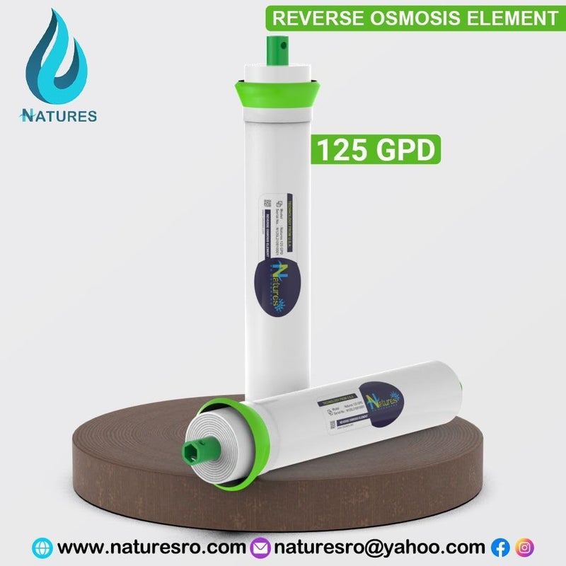 Natures Technologies 125 GPD Membrane for All Type of RO Water Purifier 4000 TDS - Image 2