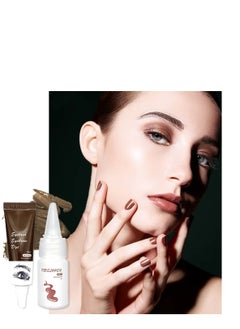SYOSI 2 in 1 Tint Kit, Professional Eyelash & Eyebrow Kit, Lasting for 6 Weeks DIY Hair Dying for Salon Home Use 5ml (Coffee)  - Image 5