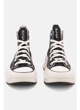 CONVERSE Men Lace Up High Cuff Shoes, Black/OffWhite  - Image 3