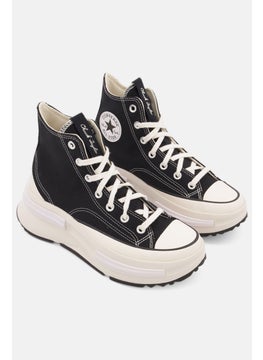 CONVERSE Men Lace Up High Cuff Shoes, Black/OffWhite  - Image 1