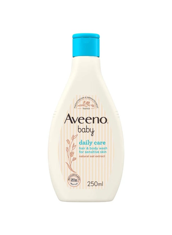 Aveeno Baby Daily Care Hair and Body Wash 250ml - Image 1
