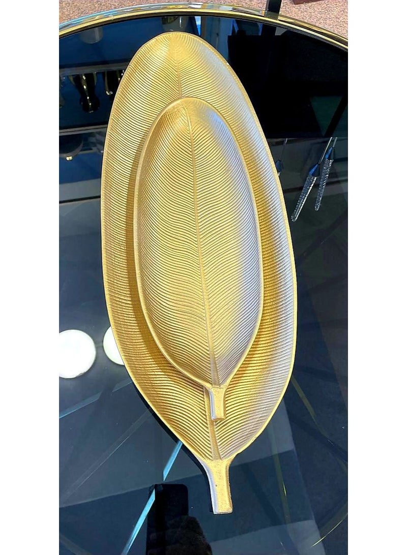 Multipurpose Golden  Plates - 2pcs - Image 3