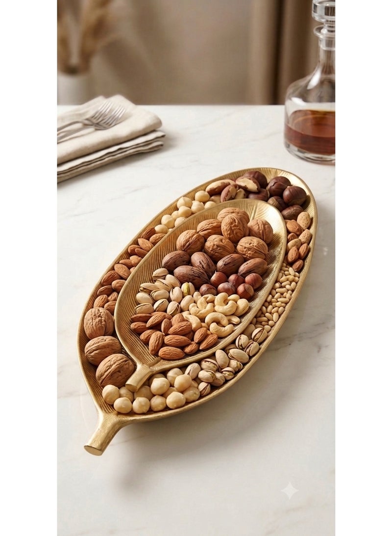 Multipurpose Golden  Plates - 2pcs - Image 1