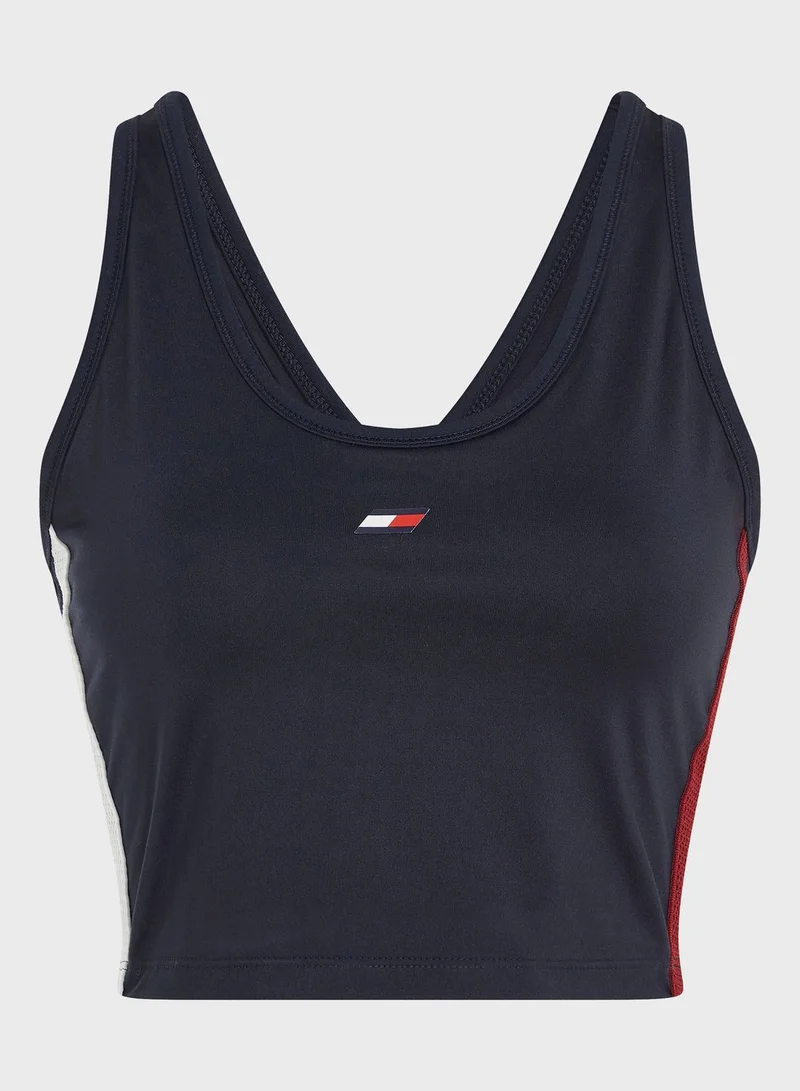 TOMMY HILFIGER Racer Back Piping Detail Vest