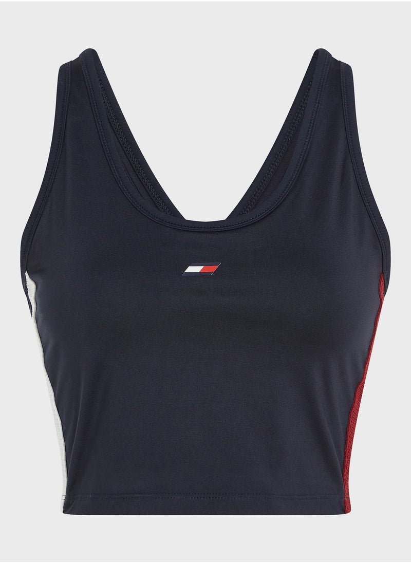 TOMMY HILFIGER - Racer Back Piping Detail Vest - Image 1