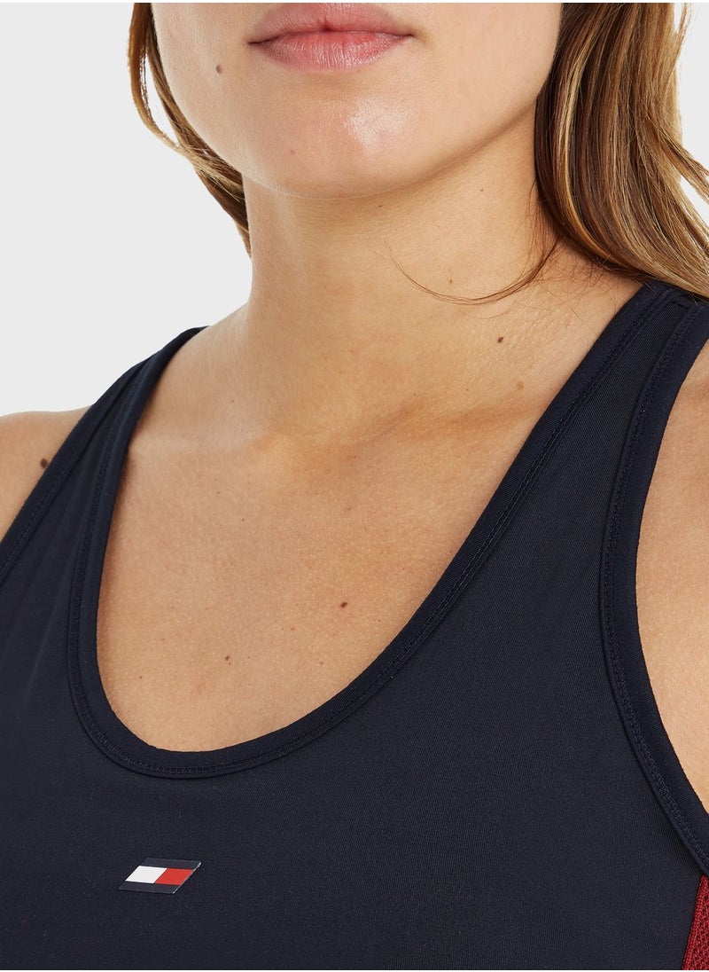 TOMMY HILFIGER - Racer Back Piping Detail Vest - Image 1