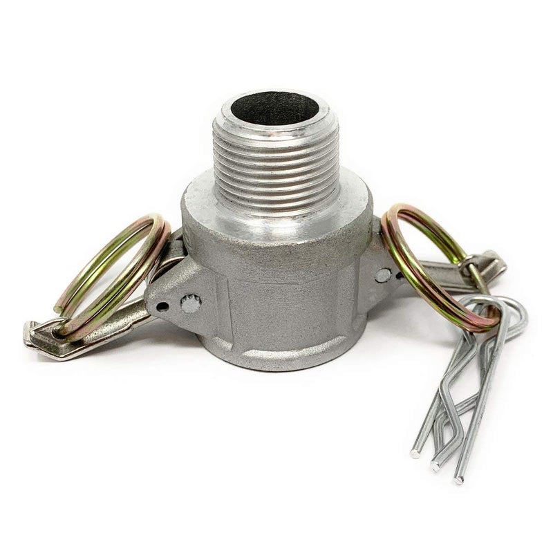 Gloxco Aluminum Type B Cam and Groove Fitting, 3/4" Female Camlock x 3/4" Male NPT (CAM-07-B-AL) - Image 3