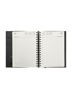 Collins Collins Valour 2025 Planner - A5 Day to a Page Diary (with Appointments) - Navy - (VAL251.59-25) - Professional Daily Planner with Duo-Textured PU Leather Covers  - Image 4
