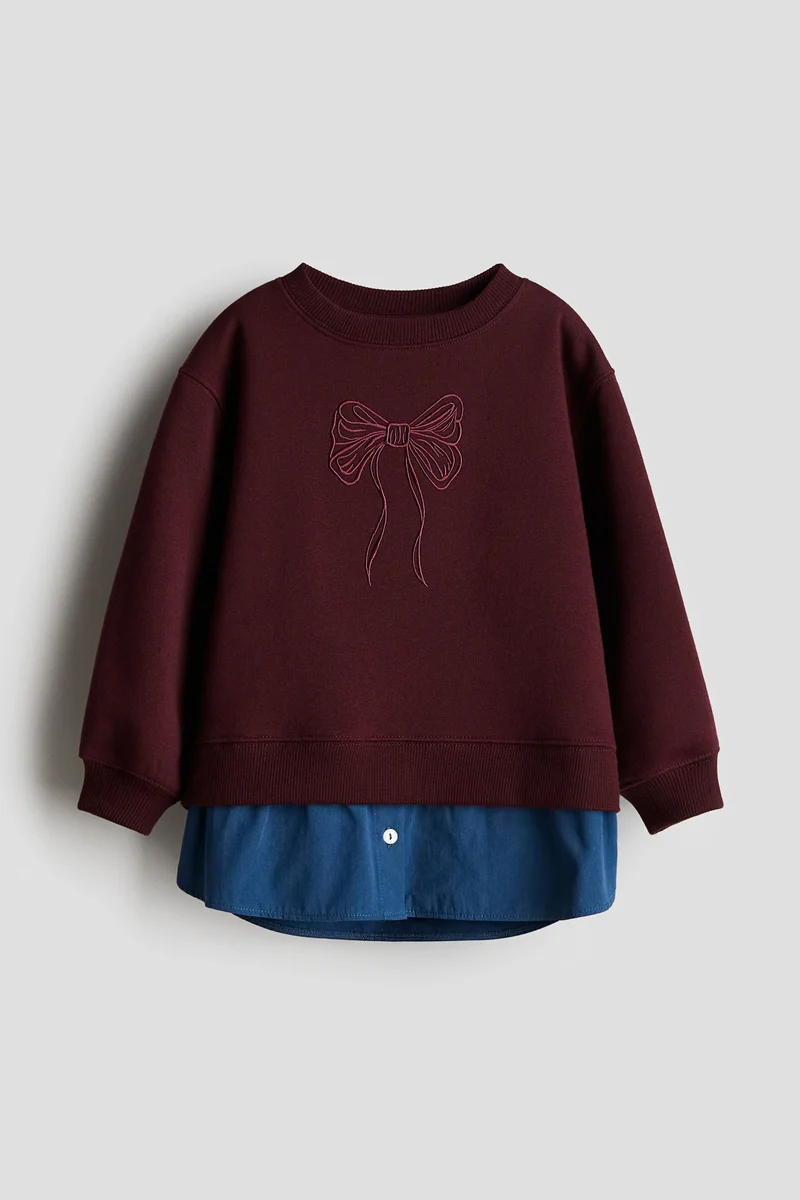 اتش اند ام Double-Layered Sweatshirt
