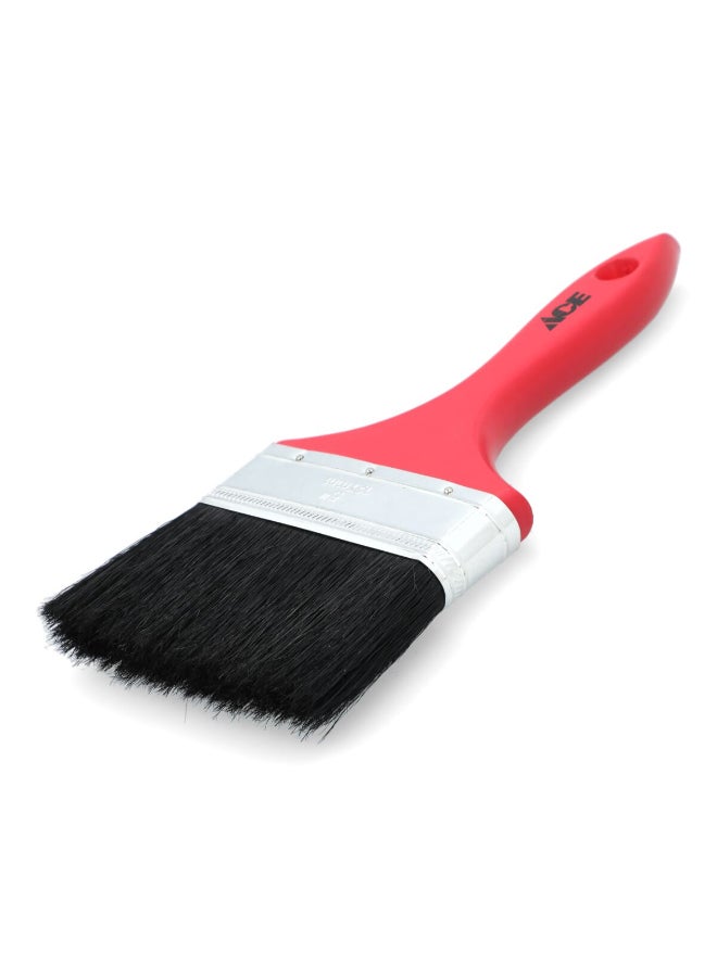 ACE Stainless Iron Ferrule Natural Plastic Handle Paint Brush Multicolour 5inch ABS1500 - Image 1