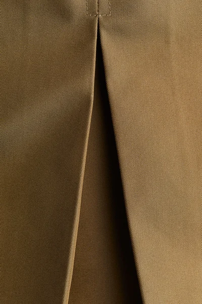 H&M Pleated Twill Skirt