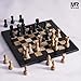 MARBLE RANGE Marble Chess Set for Adults 10 Handmade Black Coral Board Game with 32 Chess Pieces 2 Extra Queens Storage Box Luxury Travel Game Elegant for Home Decor - Image 4
