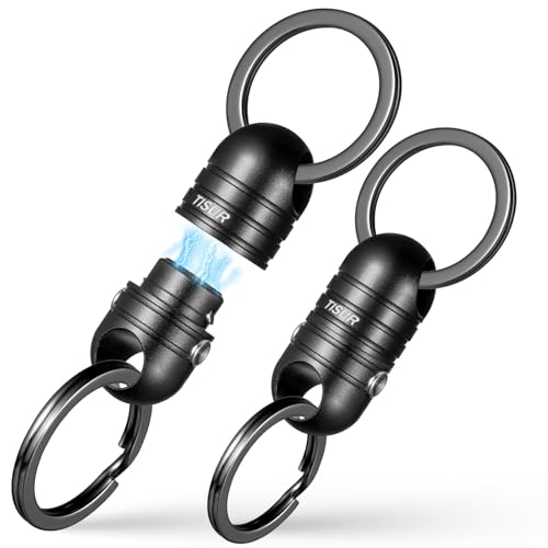 TISUR Quick Release Keychain, Magnetic Key Holder Keyring Connector, Detachable Key Chain Rings for Men Women Car Keys - Image 1