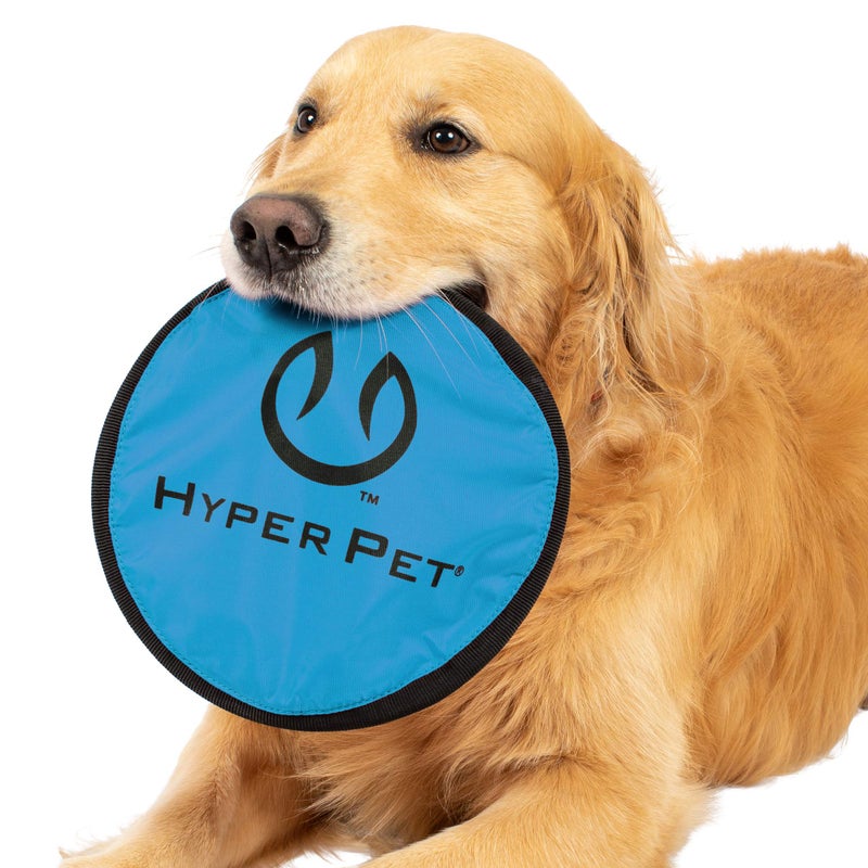 Hyper Pet Flippy Flopper 9" Flying Disc Soft Dog Toy, Floats in Water & Safe on Teeth, for All Breeds, Pack of 2 (Colors May Vary) - Image 5