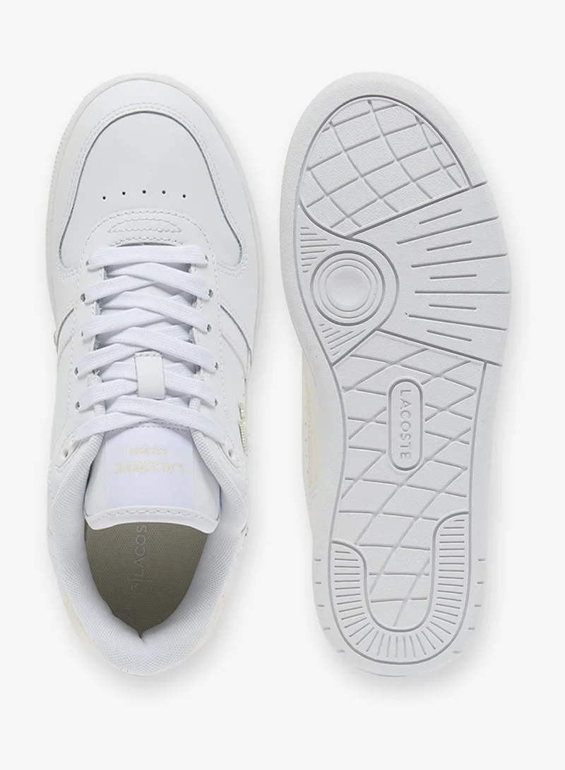 Lacoste WHT/OFF WHT T-Clip Low Top Court Sneakers for Women | Best Price UAE