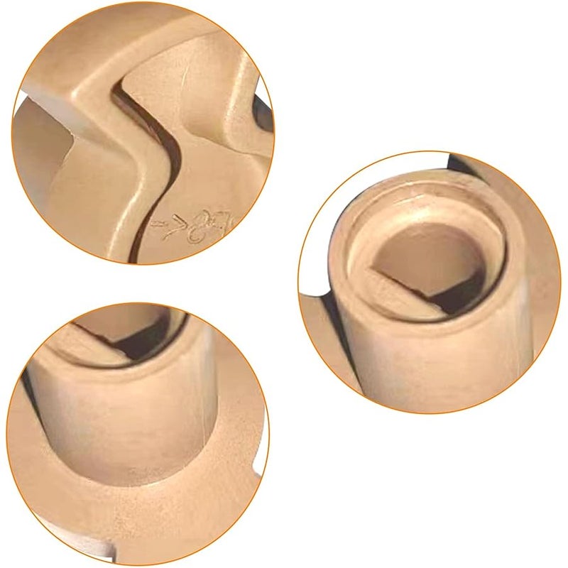 Aifeier ET Microwave Oven Turntable Coupler withD Port Microwave Oven Turntable Roller Guide Support (Shaft Length: 0.59 inch / 15mm) - Image 3