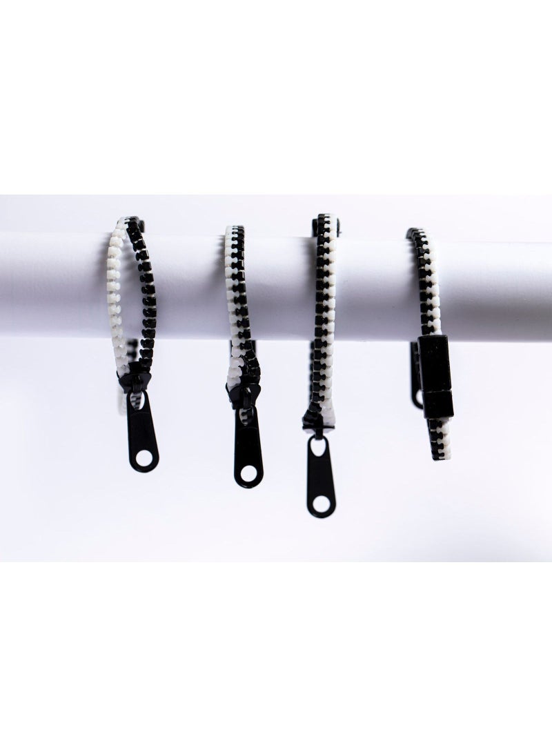 Elite Dose 4 elite bracelets multicolor (black&white ) 