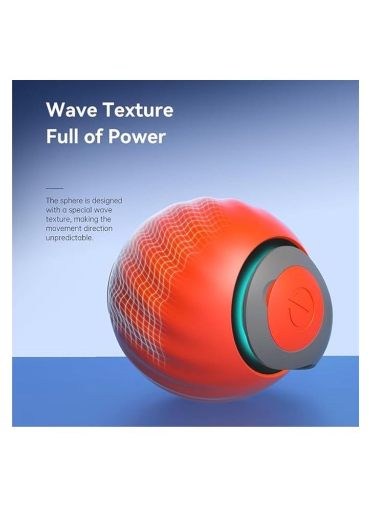 New Generation Interactive Cat Toy, Interactive Cat Toys for Indoor Cats, Automatic Moving Cat Toy Ball with Tail, Two Speed Adjustment - Image 3