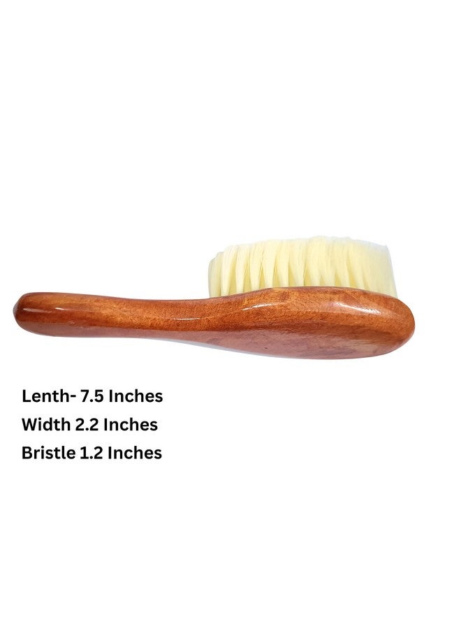 GutarGoo® Hair Wood Duster Cleaning Brush Soft Beard Brush with Wooden Handle for Barber Hair Cutting Salon & Parlor Hair (Pack of 1) - Image 4