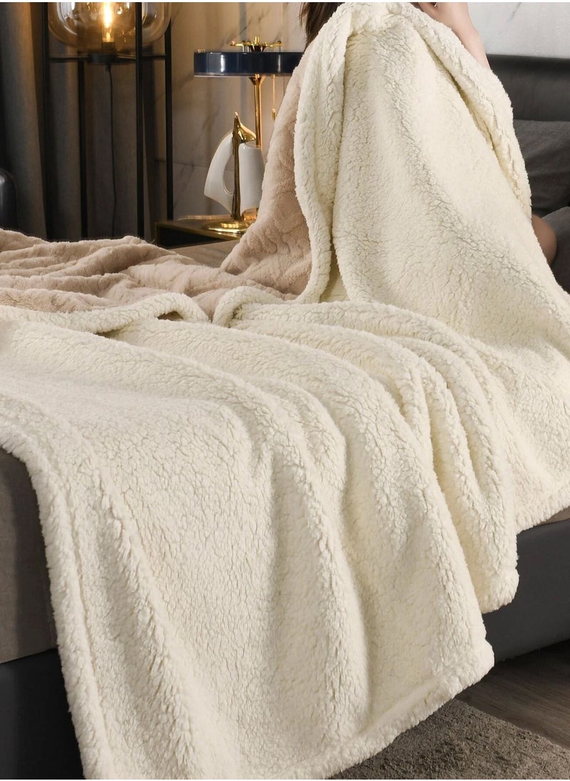 Home Thick Bed Blanket Double Side Lamb Cashmere Fleece Plaid Blanket Winter Warm Throw Sofa Cover Newborn Wrap Kids Bedspread - pzsku/Z347C3FB3D3A0AFFFDCB3Z/45/_/1672417628/eddd8d17-0d1e-4a7d-835d-2d5fac95326e