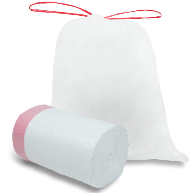 O2frepak 13 Gallon Drawstring Tall Kitchen Trash BagsClean Fresh Scent and Heavy Duty Garbage Bags100 Count60x70cm