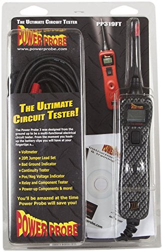 Power Probe III Clamshell - [Car Automotive Diagnostic Test Tool, Digital Volt Meter, AC/DC Current Resistance, Circuit Tester] (Carb) - Image 2