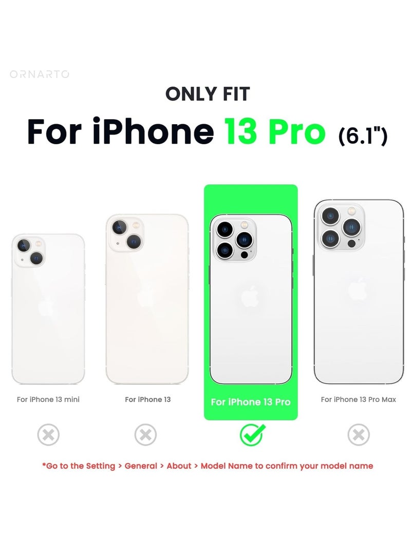 iPhone 13 Pro Case Liquid Silicone Anti Scratch Anti Fingerprint Soft Silky Touch Shockproof Protective Cover for Apple iPhone 13 Pro