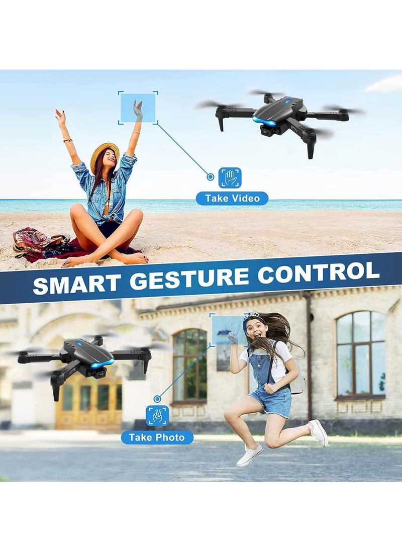 FARROBIZZ Drone with Camera for Kids Adults 1080P HD FPV Camera, Drone for Beginners with Altitude Hold, One Key Landing, Speed Adjustment, Headless Mode, 3D Flips, 2 Modular Batteries(E99)  - Image 3