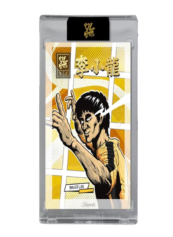 Keepsake Bruce Lee 85th Anniversary Keepsake Private Collection Nunchucks Edition: 1 Encased Card Numbered to 85 or Less, Chase Authentic Memorabilia Relics - Image 3
