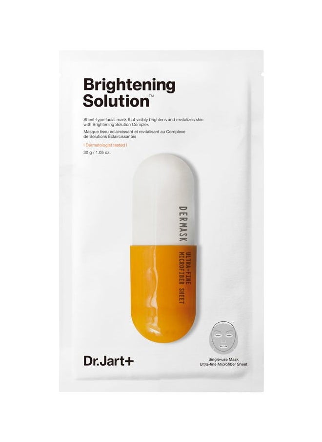 Dr.Jart+ - Dermask Micro Jet Brightening Solution Face Mask | Sheet Mask | Korean Skin Care, 1 Pack - Image 1
