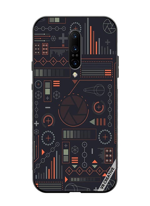 Protective Case Cover For OnePlus 7 Pro Multicolur Design Multicolour