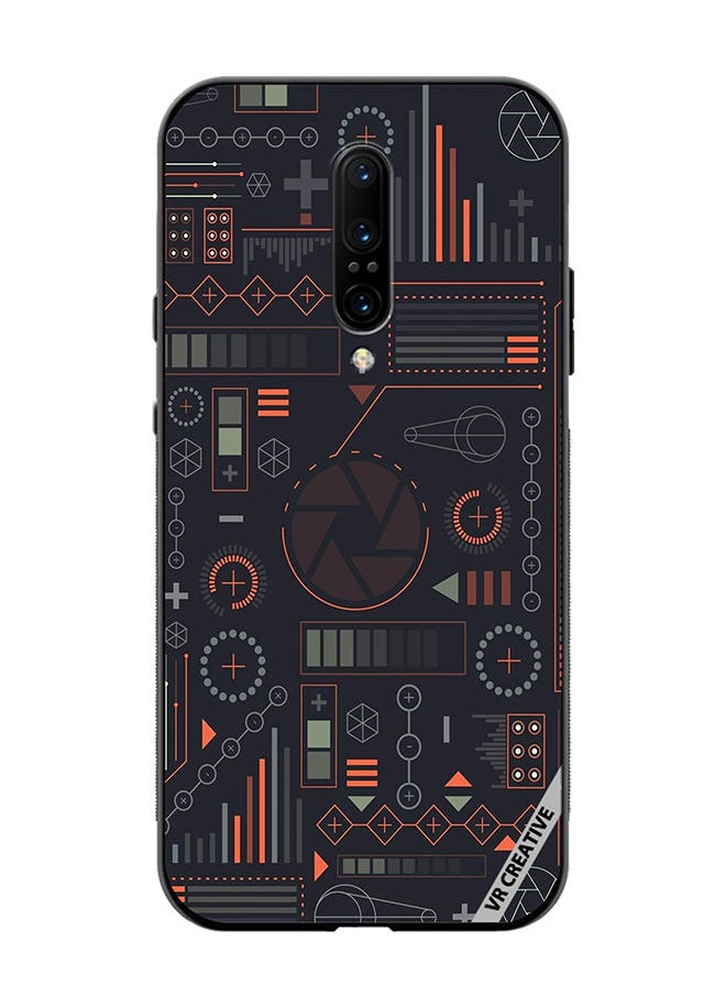 Protective Case Cover For OnePlus 7 Pro Multicolur Design Multicolour